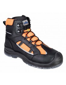 Portwest FC59 - Portwest Compositelite Retroglo Hi-Vis Boot S3 WR ESD - Orange Footwear